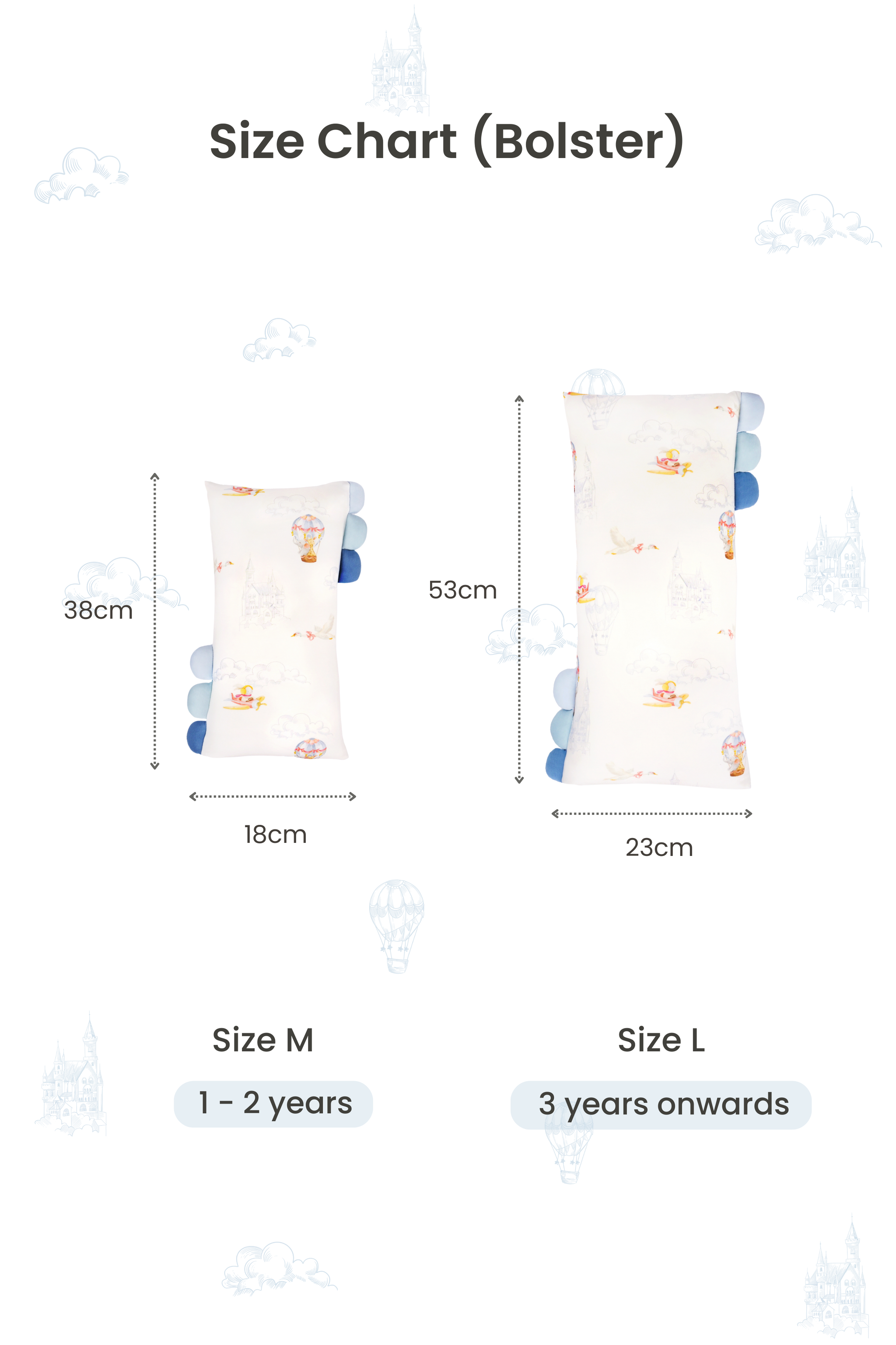 TENCEL™ Cuddle Bolster [Case Only] - The Sky Explorer