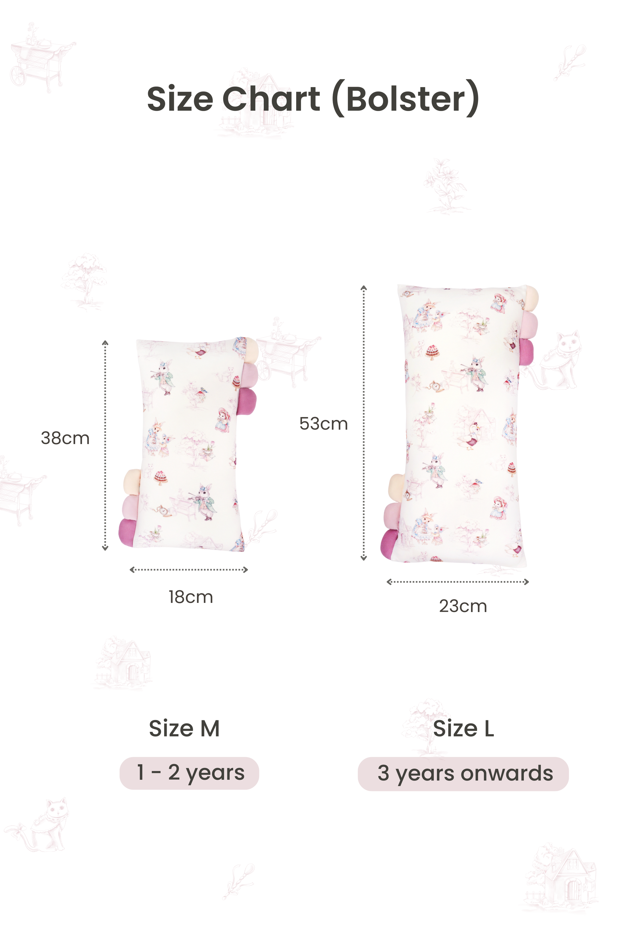 TENCEL™ Cuddle Bolster - The Garden at Five O'Clock